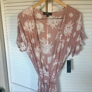 Lulus Wrap Maxi Dress